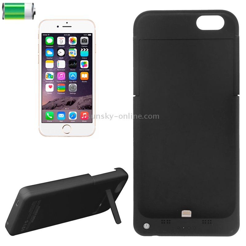 3 in 1 4000mAh Rechargeable External Backup Battery / Power Bank Detachable Case with Holder for iPhone 6 & 6S(Black) 3 in 1 4000mAh Rechargeable External Backup Battery / Power Bank Detachable Case with Holder for iPhone 6 & 6S(Black)