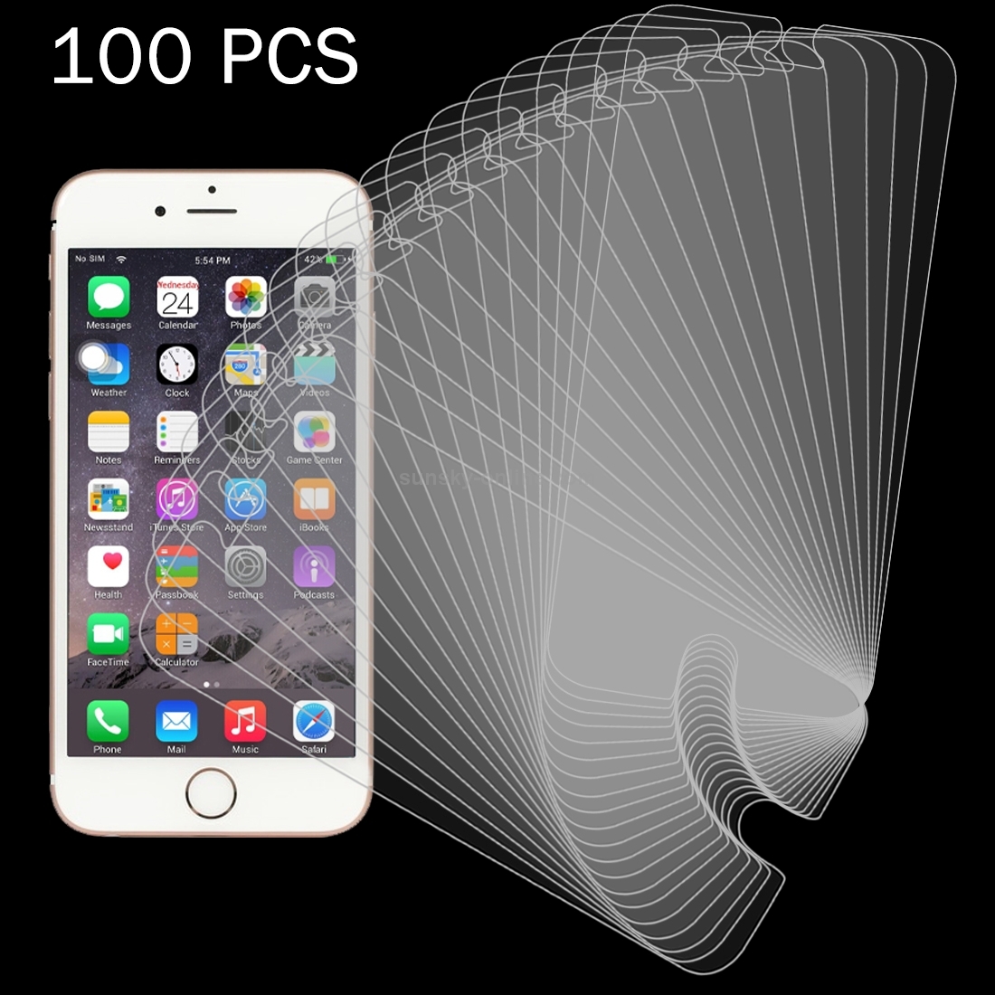 100PCS for iPhone 8 / 7 / 6 / 6S 0.26mm 9H Surface Hardness 2.5D Explosion-proof Tempered Glass Screen Film 100PCS for iPhone 8 / 7 / 6 / 6S 0.26mm 9H Surface Hardness 2.5D Explosion-proof Tempered Glass Screen Film