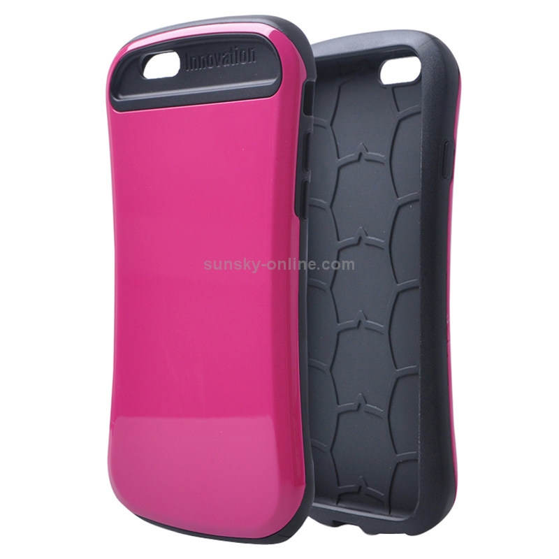 Thin Waist Series PC + Silicone Combination Case for iPhone 6 & 6S(Magenta) Thin Waist Series PC + Silicone Combination Case for iPhone 6 & 6S(Magenta)