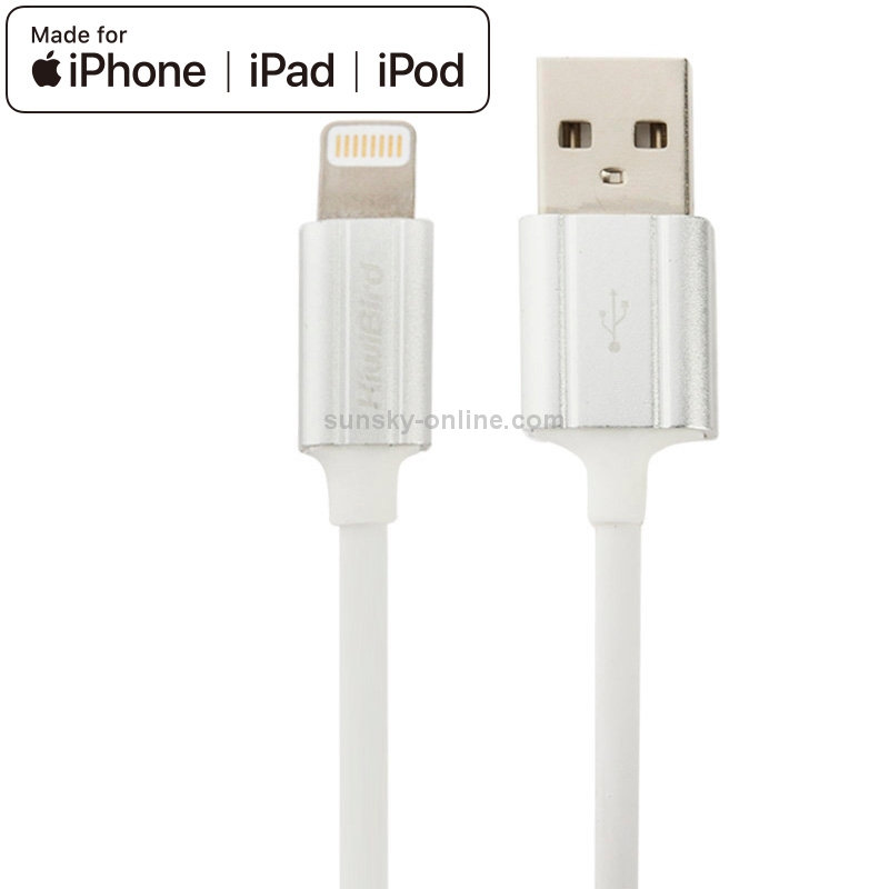 KiwiBird MFI Colorful 8 pin to USB Cable, Length: 1m