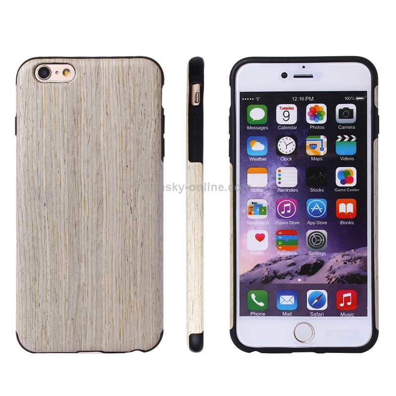 Walnut Wood Paste Skin PU Protective Case for iPhone 6 & 6s Walnut Wood Paste Skin PU Protective Case for iPhone 6 & 6s