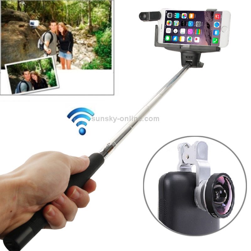 0.4X Super Wide Lens + Selfie Monopod Kit with & Phone Clip & Lens Clip 0.4X Super Wide Lens + Selfie Monopod Kit with & Phone Clip & Lens Clip
