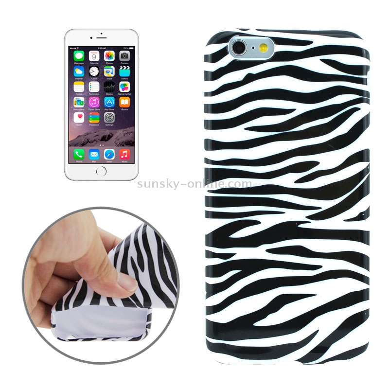 Zebra Stripe Pattern TPU Case for iPhone 6 Plus & 6S Plus Zebra Stripe Pattern TPU Case for iPhone 6 Plus & 6S Plus