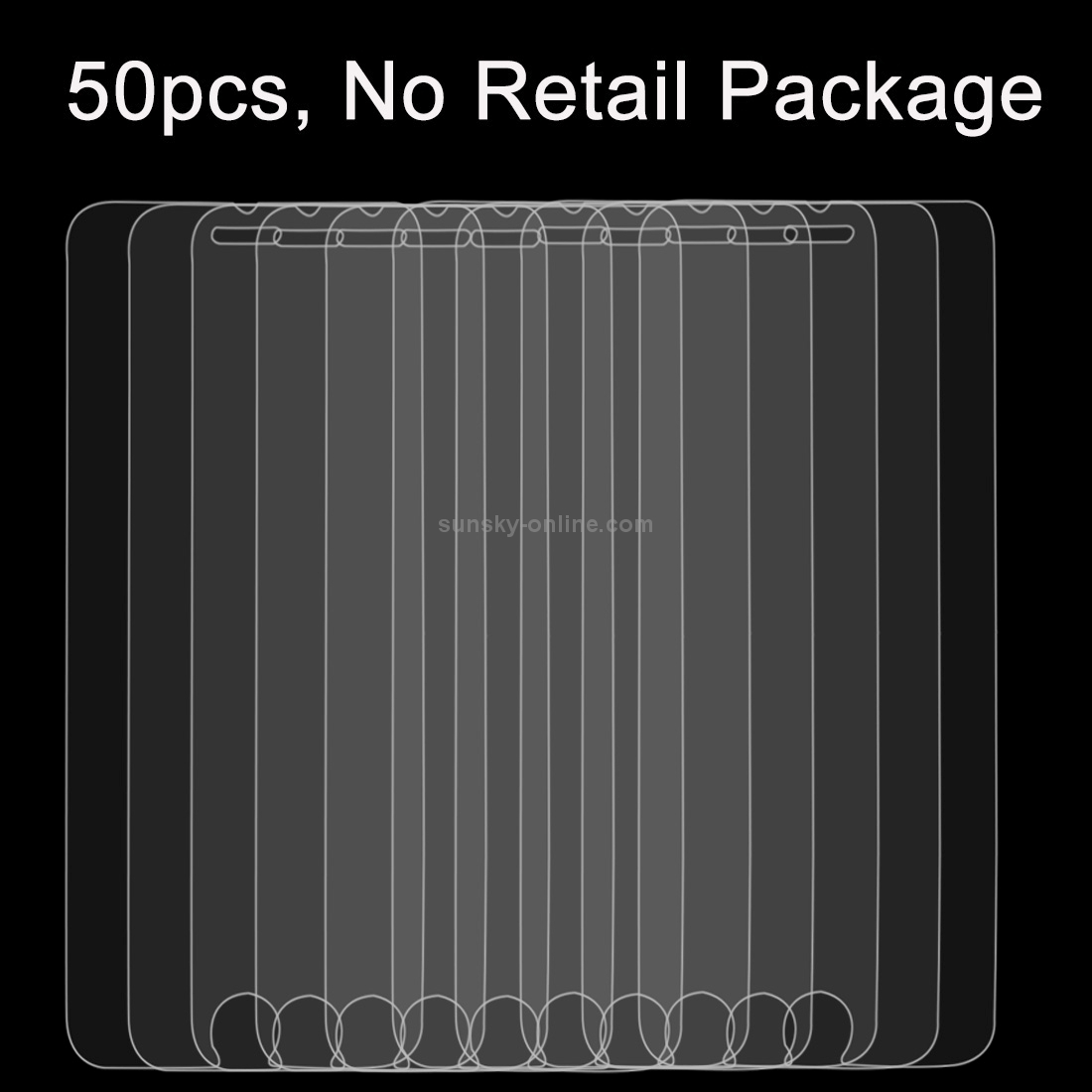 50 PCS for iPhone 6 Plus & 6s Plus 0.26mm 9H Surface Hardness 2.5D Explosion-proof Tempered Glass Film, No Retail Package 50 PCS for iPhone 6 Plus & 6s Plus 0.26mm 9H Surface Hardness 2.5D Explosion-proof Tempered Glass Film, No Retail Package