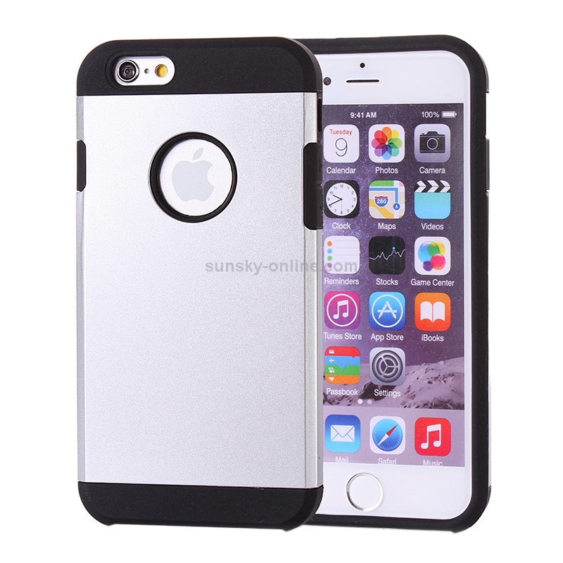 Slim Armor TPU + Plastic Combination Case for iPhone 6 Plus & 6S Plus(Silver) Slim Armor TPU + Plastic Combination Case for iPhone 6 Plus & 6S Plus(Silver)