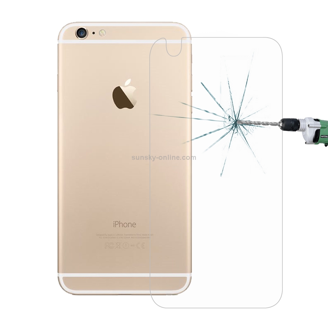 0.26mm Explosion-proof Back Screen Protector Tempered Glass Film for iPhone 6 Plus / 6S Plus 0.26mm Explosion-proof Back Screen Protector Tempered Glass Film for iPhone 6 Plus / 6S Plus