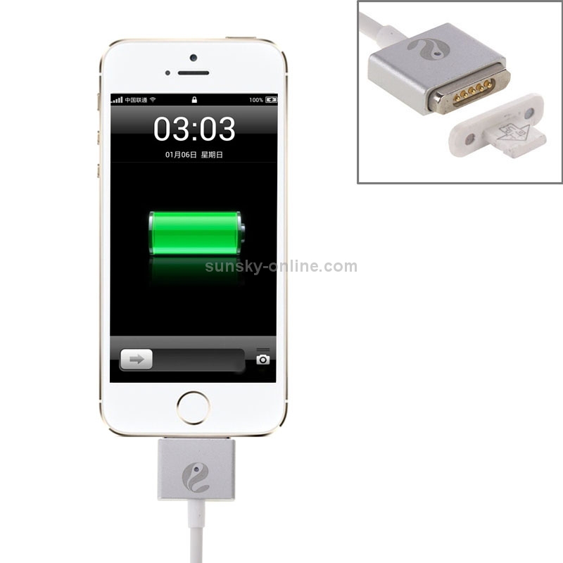 1.2m 2.4A 8 Pin to USB 2.0 Magnetic Data / Charger Cable 1.2m 2.4A 8 Pin to USB 2.0 Magnetic Data / Charger Cable