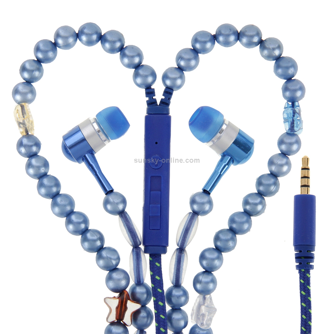 Multicolour Stars Beads Style In-ear Stereo Necklace Headphone with Micphone for iPhone 6 & 6 Plus, iPhone 6S & 6S Plus, Galaxy S6 / S6 edge / S6 edge+ / Note 5, HTC, Sony(Blue) Multicolour Stars Beads Style In-ear Stereo Necklace Headphone with Micphone for iPhone 6 & 6 Plus, iPhone 6S & 6S Plus, Galaxy S6 / S6 edge / S6 edge+ / Note 5, HTC, Sony(Blue)