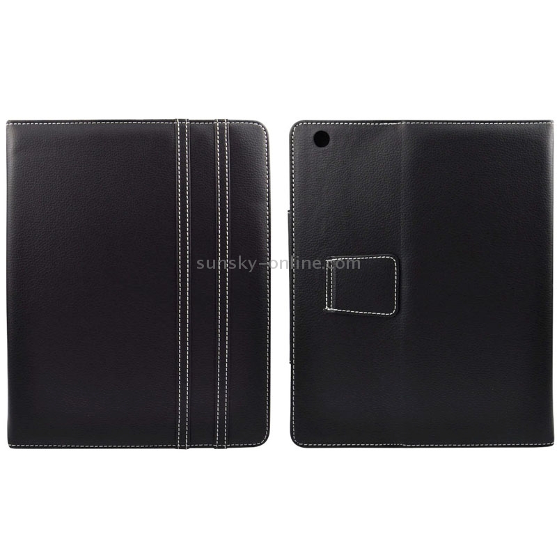 Litchi Texture Leather Case with 3-angle Viewing Holder for iPad 4 / New iPad (iPad 3) / iPad 2 (Black) Litchi Texture Leather Case with 3-angle Viewing Holder for iPad 4 / New iPad (iPad 3) / iPad 2 (Black)