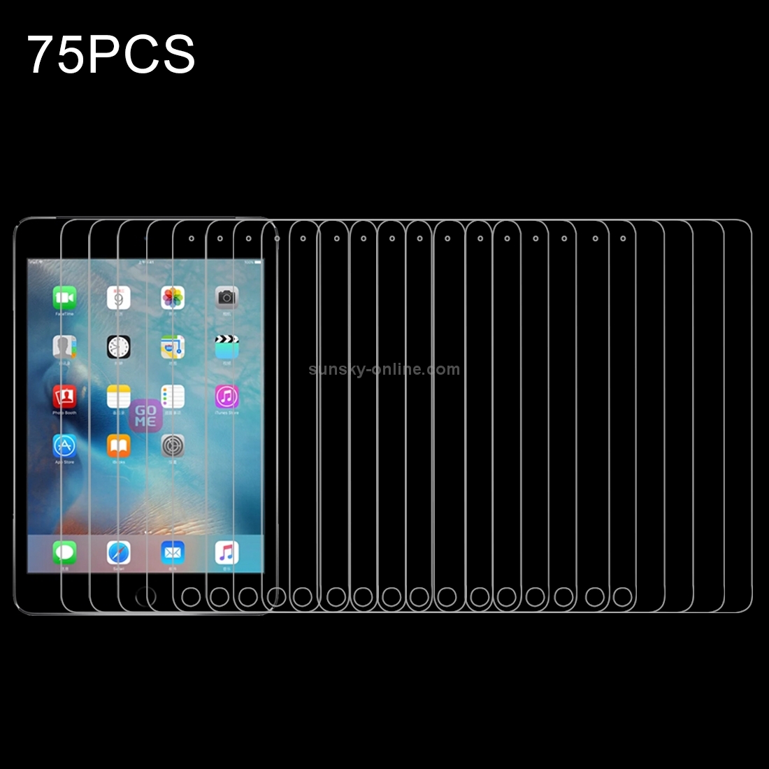 75 PCS 0.3mm 9H+ Surface Hardness 2.5D Tempered Glass Film for iPad 2 / iPad 3 / iPad 4 75 PCS 0.3mm 9H+ Surface Hardness 2.5D Tempered Glass Film for iPad 2 / iPad 3 / iPad 4