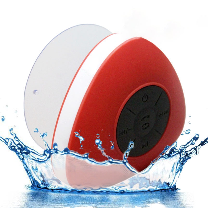 Triangle Style Mini Waterproof Bluetooth Speaker for iPad / iPhone / Other Bluetooth Mobile Phone, Support Handfree Function, Waterproof Level: IPX4(Red) Triangle Style Mini Waterproof Bluetooth Speaker for iPad / iPhone / Other Bluetooth Mobile Phone, Support Handfree Function, Waterproof Level: IPX4(Red)