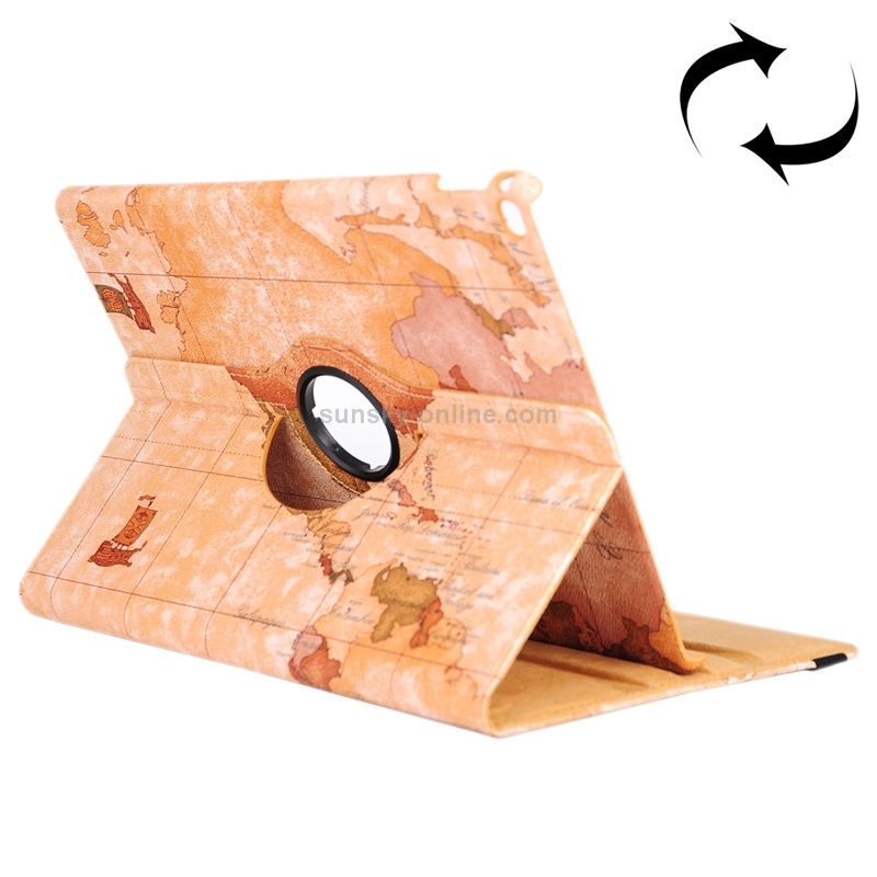 Map Pattern 360 Degrees Rotating Leather Case with Holder for iPad Pro 12.9 inch, Random Pattern Delivery Map Pattern 360 Degrees Rotating Leather Case with Holder for iPad Pro 12.9 inch, Random Pattern Delivery