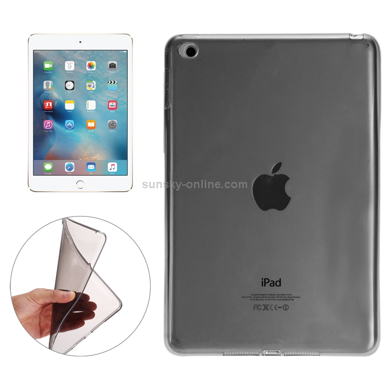 Smooth Surface TPU Case for iPad Pro 12.9 inch (2016 Version)(Black) Smooth Surface TPU Case for iPad Pro 12.9 inch (2016 Version)(Black)