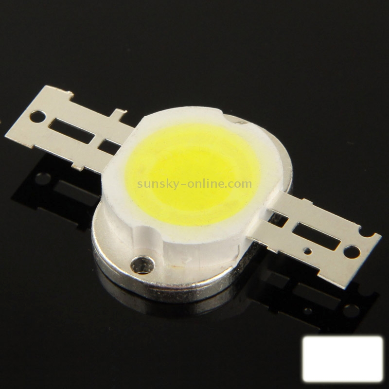 10W High Power White LED Lamp, Luminous Flux: 800lm-900lm