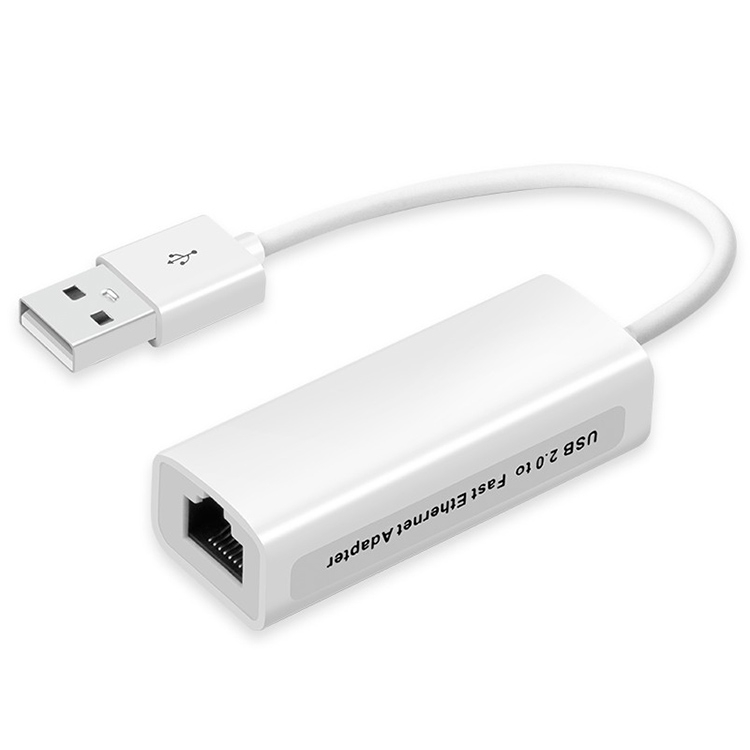 High Speed USB 2.0 Fast Ethernet Adapter(White) High Speed USB 2.0 Fast Ethernet Adapter(White)