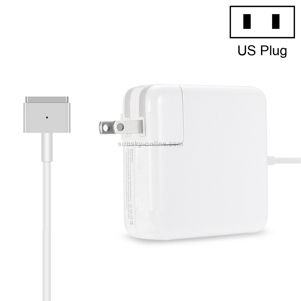 A1435 60W 16.5V 3.65A 5 Pin MagSafe 2 Power Adapter for MacBook, Cable Length: 1.6m, US Plug(White) A1435 60W 16.5V 3.65A 5 Pin MagSafe 2 Power Adapter for MacBook, Cable Length: 1.6m, US Plug(White)