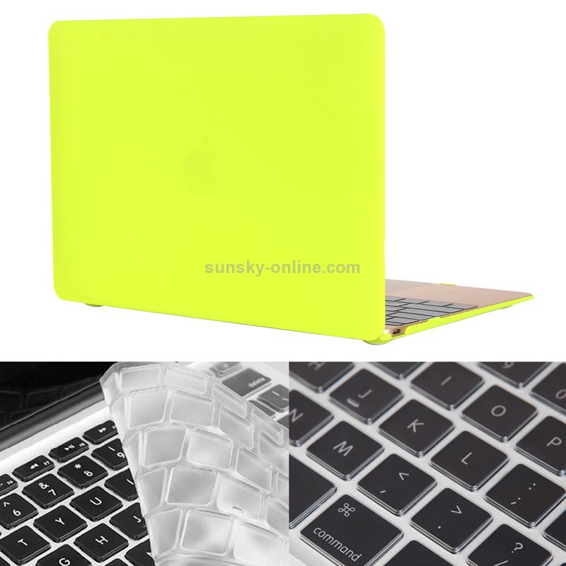 ENKAY Hat-Prince 2 in 1 Frosted Hard Shell Plastic Protective Case with Keyboard Guard for Macbook 12 inch (US Version) (Fluorescent green) ENKAY Hat-Prince 2 in 1 Frosted Hard Shell Plastic Protective Case with Keyboard Guard for Macbook 12 inch (US Version) (Fluorescent green)