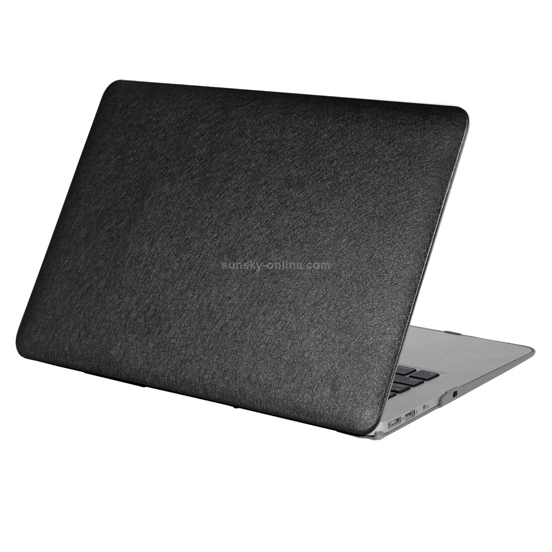 For Macbook Pro Retina 12 inch Silk Texture Apple Laptop PC Protective Case(Black) For Macbook Pro Retina 12 inch Silk Texture Apple Laptop PC Protective Case(Black)