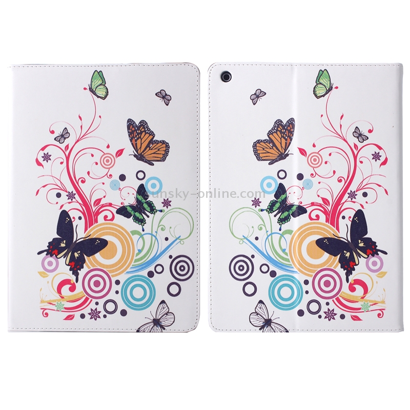 ENKAY Butterfly Flying Pattern Protective Case with Holder & Card Slots for iPad mini 1 / 2 / 3 ENKAY Butterfly Flying Pattern Protective Case with Holder & Card Slots for iPad mini 1 / 2 / 3