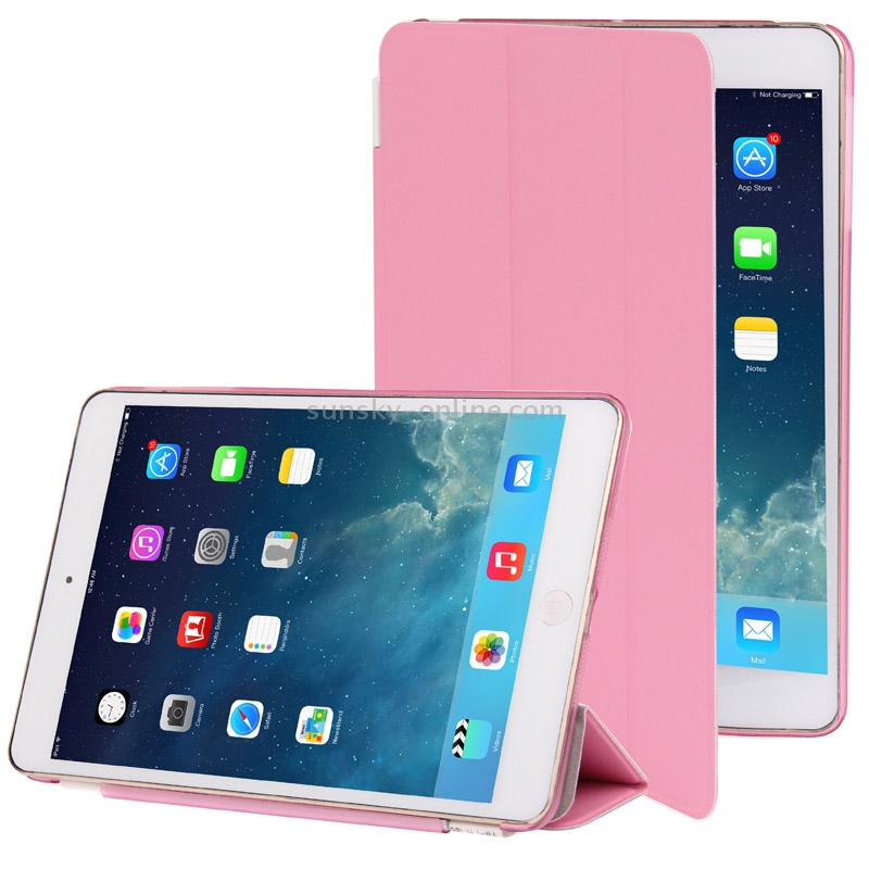 3-folding Slim Smart Cover Companion Case with Sleep & Wake-up Function for iPad mini 1 / 2 / 3 (Pink) 3-folding Slim Smart Cover Companion Case with Sleep & Wake-up Function for iPad mini 1 / 2 / 3 (Pink)