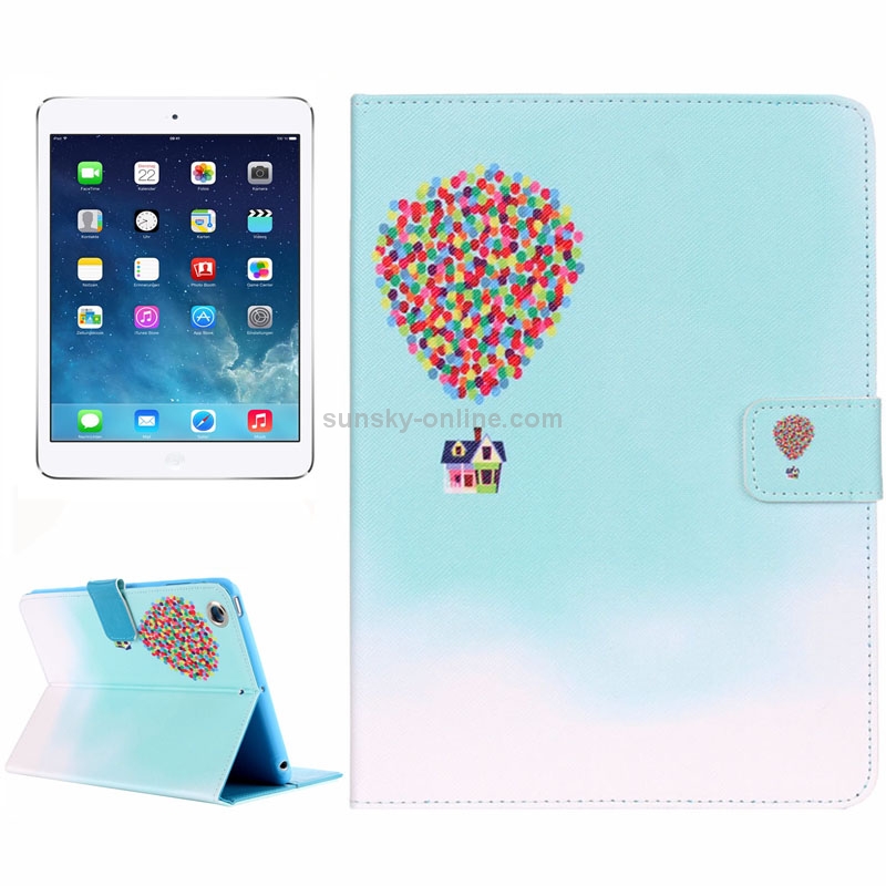 Balloon & House Pattern Horizontal Flip Leather Case with Holder & Card Slots & Wallet for iPad Mini 3 / 2 / 1 Balloon & House Pattern Horizontal Flip Leather Case with Holder & Card Slots & Wallet for iPad Mini 3 / 2 / 1