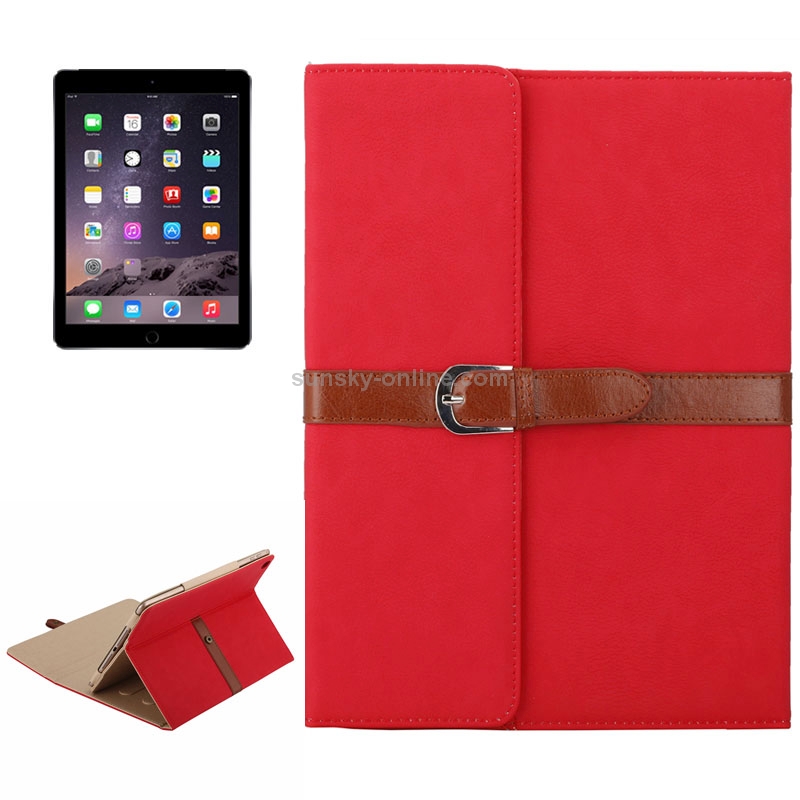 Bussiness Style Horizontal Flip Leather Case with 2-Folding Holder & Buckle for iPad mini 3 / 2 / 1(Red) Bussiness Style Horizontal Flip Leather Case with 2-Folding Holder & Buckle for iPad mini 3 / 2 / 1(Red)