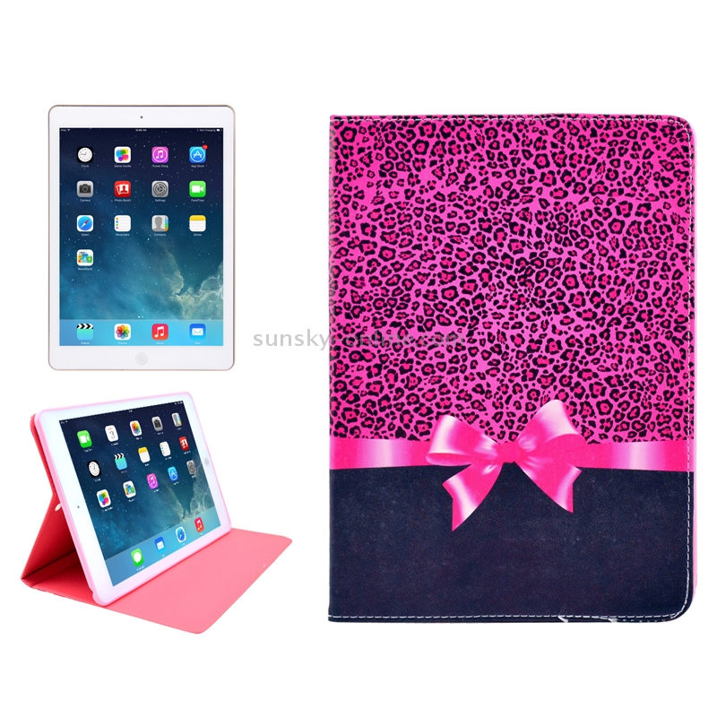 Leopard Bowknot Pattern Protective PU Leather Case with Sleep / Wake-up Function & Card Slot for iPad Mini / Retina Leopard Bowknot Pattern Protective PU Leather Case with Sleep / Wake-up Function & Card Slot for iPad Mini / Retina