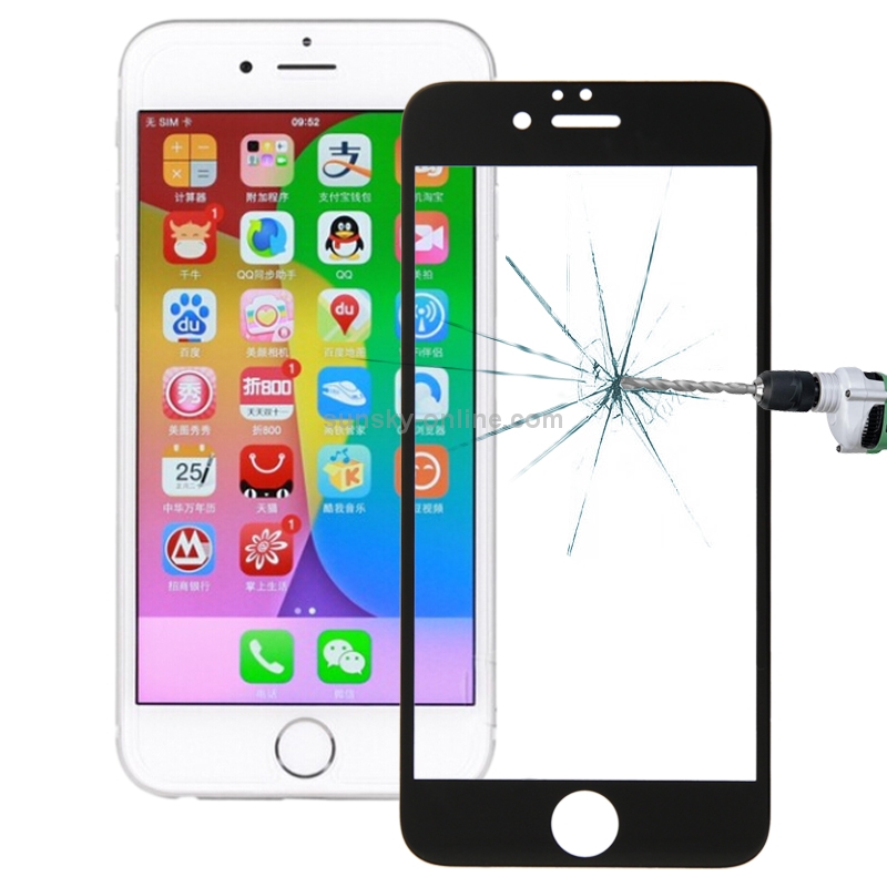 0.3mm 9H Surface Hardness 2.5D Anti Blue-ray Explosion-proof Tempered Glass Film for iphone 6(Black) 0.3mm 9H Surface Hardness 2.5D Anti Blue-ray Explosion-proof Tempered Glass Film for iphone 6(Black)