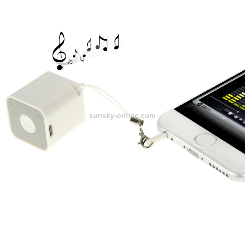 WB-26 Mini Square Bluetooth Speaker Smart Box Portable Outdoor Bluetooth Soundbox, Support Anti-Lost / Self-timer / Handfree(White) WB-26 Mini Square Bluetooth Speaker Smart Box Portable Outdoor Bluetooth Soundbox, Support Anti-Lost / Self-timer / Handfree(White)
