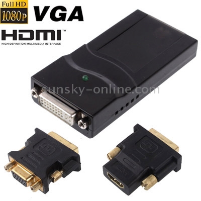 USB 2.0 to DVI / VGA / HDMI Display Adapter, Support Full HD 1080P, Expandable up to 6 Display Units