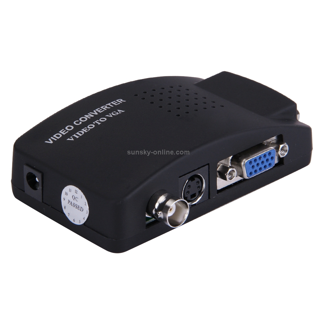 BNC / S-Video to VGA Video Converter(Black)