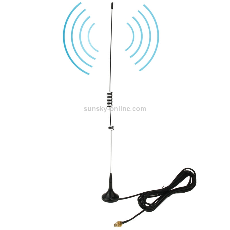 NAGOYA UT-106UV SMA Female Dual Band Magnetic Mobile Antenna for Walkie Talkie, Antenna Length: 37cm