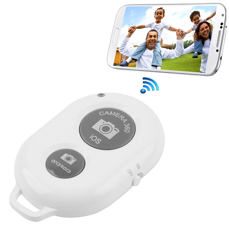 BRCMCOM Chip Universal Bluetooth 3.0 Remote Shutter Camera Control Self-timer(White) BRCMCOM Chip Universal Bluetooth 3.0 Remote Shutter Camera Control Self-timer(White)