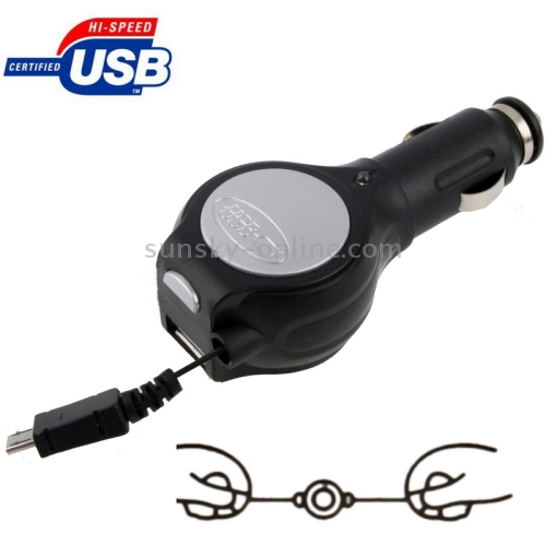 Micro USB Retractable Cable Car Charger with USB Output & Retractable Button for Galaxy S IV / i9500 / SIII / i9300 / i8190 / S7562 / i8750 / i9220 / N7000 / i9100 / i9082 / BlackBerry Z10 / HTC X920e / Nokia / iPad / Tablet PC / Other Mobile Phones, Cabl Micro USB Retractable Cable Car Charger with USB Output & Retractable Button for Galaxy S IV / i9500 / SIII / i9300 / i8190 / S7562 / i8750 / i9220 / N7000 / i9100 / i9082 / BlackBerry Z10 / HTC X920e / Nokia / iPad / Tablet PC / Other Mobile Phones, Cabl
