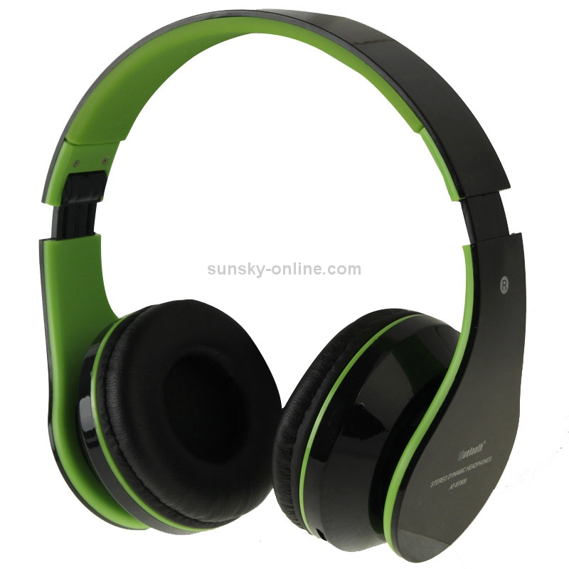 AITA AT-BT809 Bluetooth Wireless High Definition Stereo Headset with Mic, Support TF Card(Green) AITA AT-BT809 Bluetooth Wireless High Definition Stereo Headset with Mic, Support TF Card(Green)