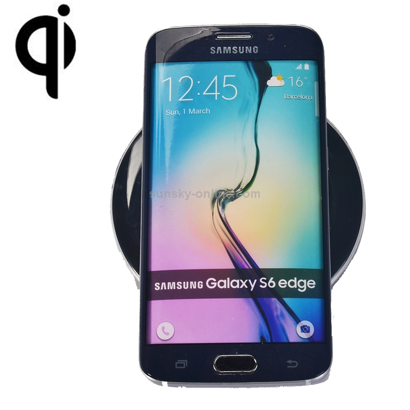 Qi Standard Wireless Charger for iPhone 8 / 8 Plus / X & Galaxy S6(Black) Qi Standard Wireless Charger for iPhone 8 / 8 Plus / X & Galaxy S6(Black)