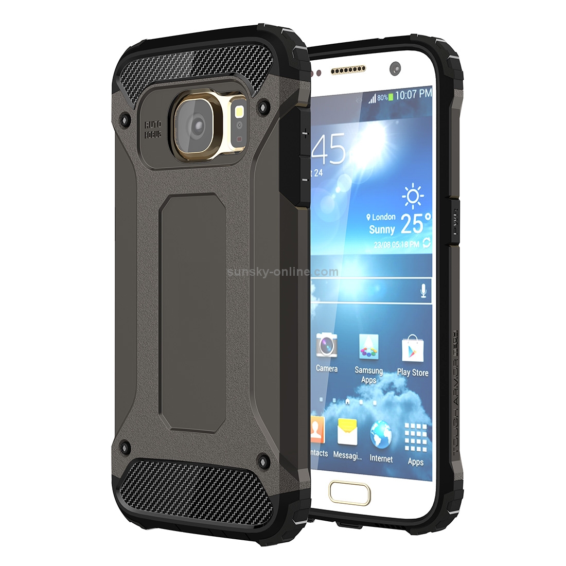 For Galaxy S7 / G930 Tough Armor TPU + PC Combination Case (Black) For Galaxy S7 / G930 Tough Armor TPU + PC Combination Case (Black)