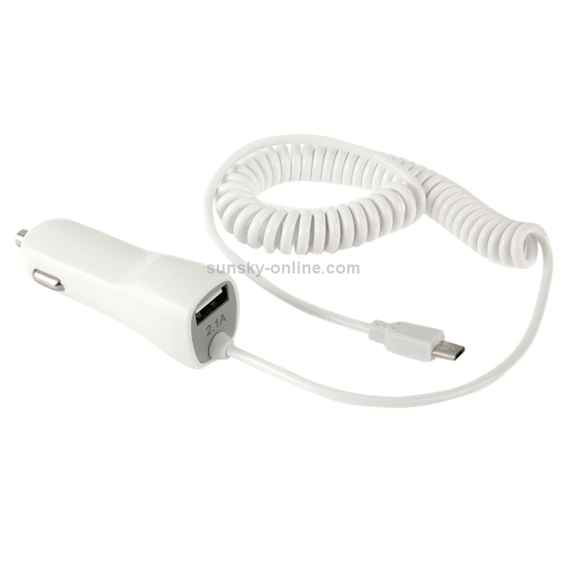 2.1A Universal Micro USB & USB 2.0 Car Charger Cable for Galaxy S6 / S6 Edge / S IV / A3 / A7 / Note 4, Nokia, HTC, LG, Sony, Xiaomi Mobile Phone, Length: 45cm 2.1A Universal Micro USB & USB 2.0 Car Charger Cable for Galaxy S6 / S6 Edge / S IV / A3 / A7 / Note 4, Nokia, HTC, LG, Sony, Xiaomi Mobile Phone, Length: 45cm