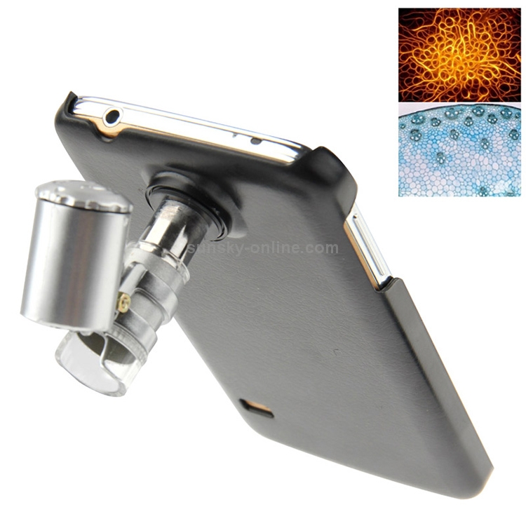 60X Zoom Digital Mobile Phone Microscope Magnifier with Flash Light (White, Purple) & Plastic Case For Samsung Galaxy S5 / G900 60X Zoom Digital Mobile Phone Microscope Magnifier with Flash Light (White, Purple) & Plastic Case For Samsung Galaxy S5 / G900