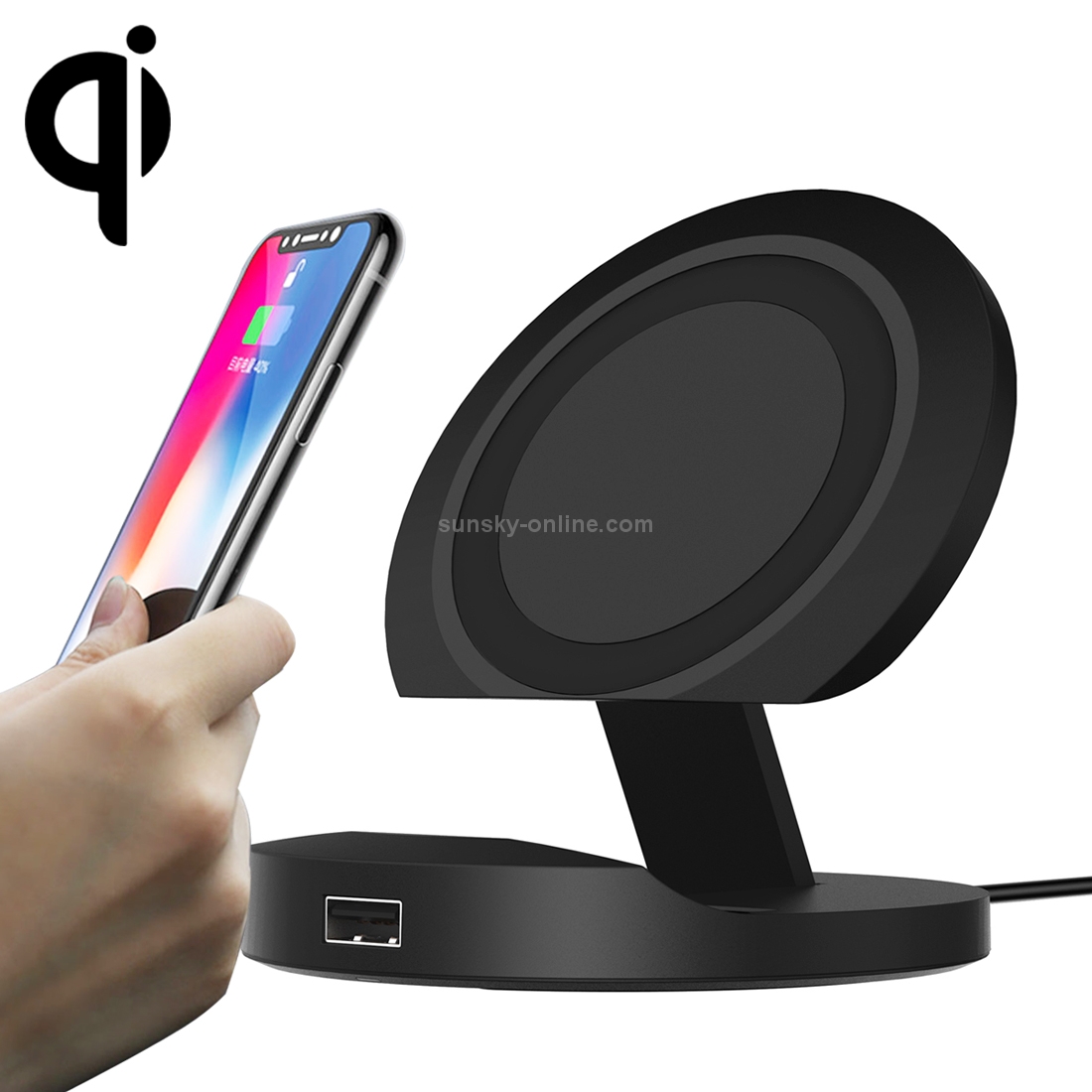 TX1801 Desktop Fast Charging Qi Wireless Charger Pad with Indicator Light TX1801 Desktop Fast Charging Qi Wireless Charger Pad with Indicator Light