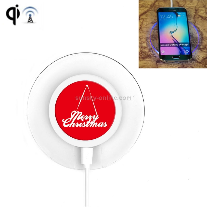 Itian A9 Christmas Qi Standard Circular Wireless Charger with LED Indicator for iPhone 8 / 8 Plus / X & Galaxy S6 / S6 edge+ / Note 5 / Nokia / LG / iPhone / HTC and Other Mobile Phone(Red) Itian A9 Christmas Qi Standard Circular Wireless Charger with LED Indicator for iPhone 8 / 8 Plus / X & Galaxy S6 / S6 edge+ / Note 5 / Nokia / LG / iPhone / HTC and Other Mobile Phone(Red)