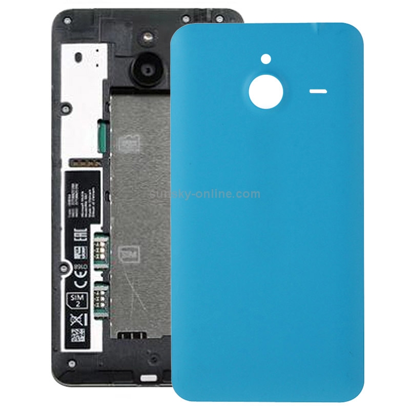 Frosted Surface Plastic Back Housing Cover  for Microsoft Lumia 640XL(Blue)