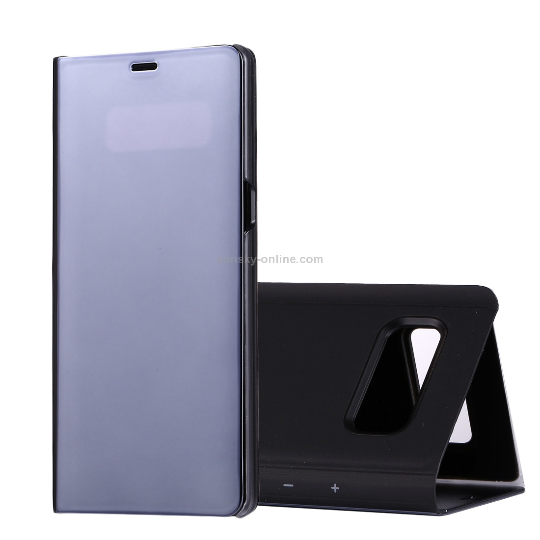 For Galaxy Note 8 Electroplating Mirror Horizontal Flip Leather Case with Sleep / Wake-up & Holder Function(Black) For Galaxy Note 8 Electroplating Mirror Horizontal Flip Leather Case with Sleep / Wake-up & Holder Function(Black)
