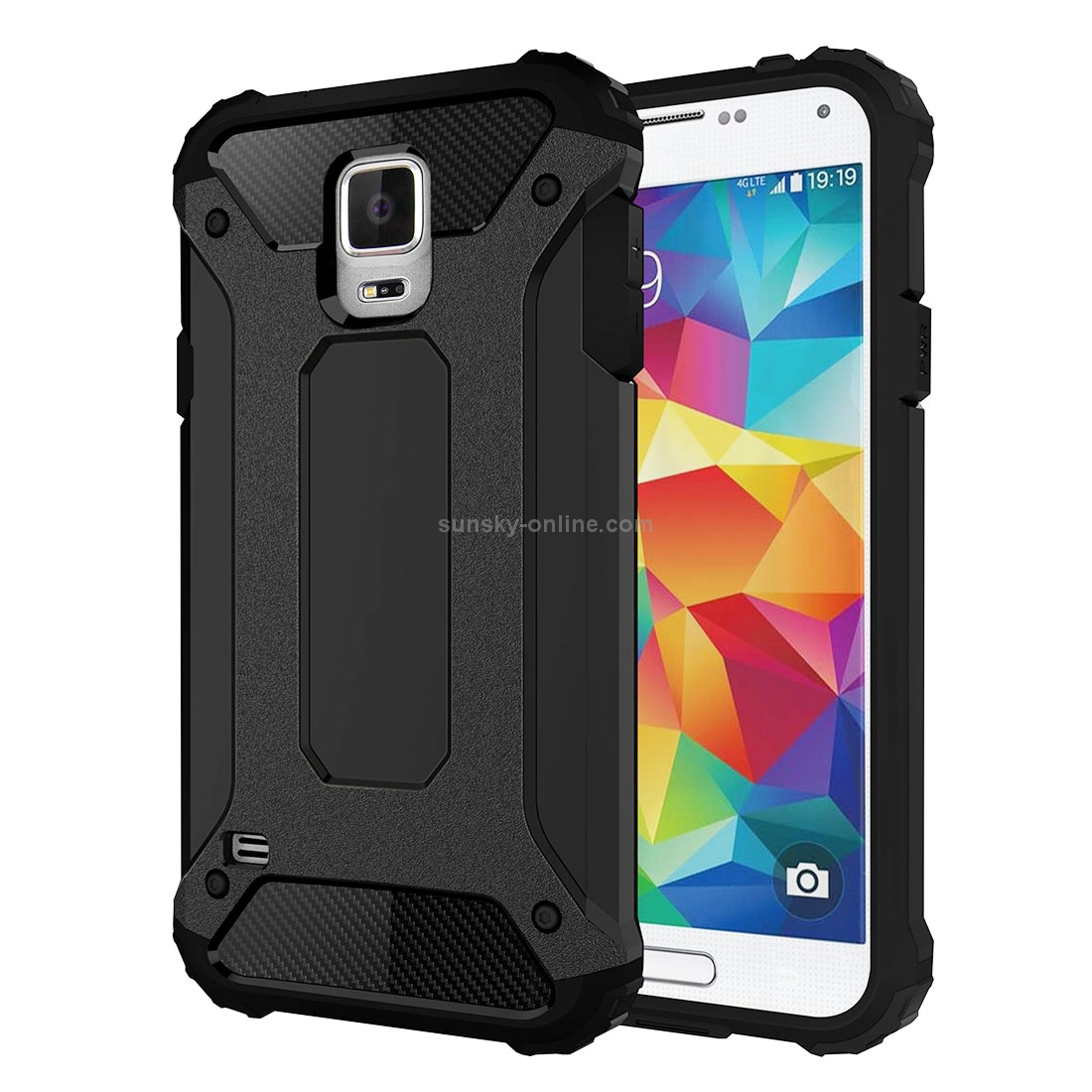 For Galaxy S5 / G900 Tough Armor TPU + PC Combination Case(Black) For Galaxy S5 / G900 Tough Armor TPU + PC Combination Case(Black)
