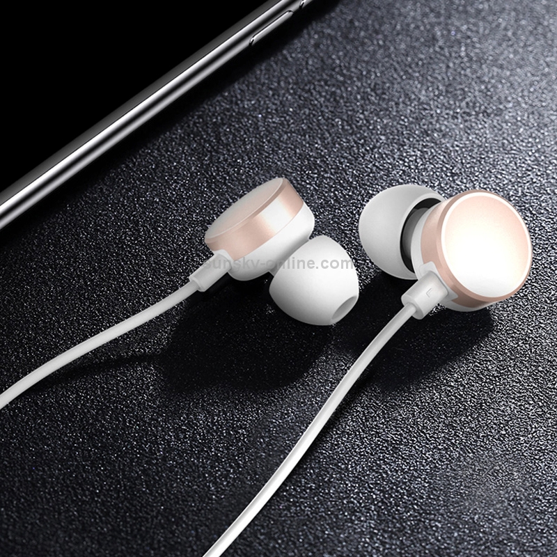 TOTUDESIGN EAUA-014 1.2m 3.5mm Plug Metal Wire Control In-Ear Earphone(White) TOTUDESIGN EAUA-014 1.2m 3.5mm Plug Metal Wire Control In-Ear Earphone(White)