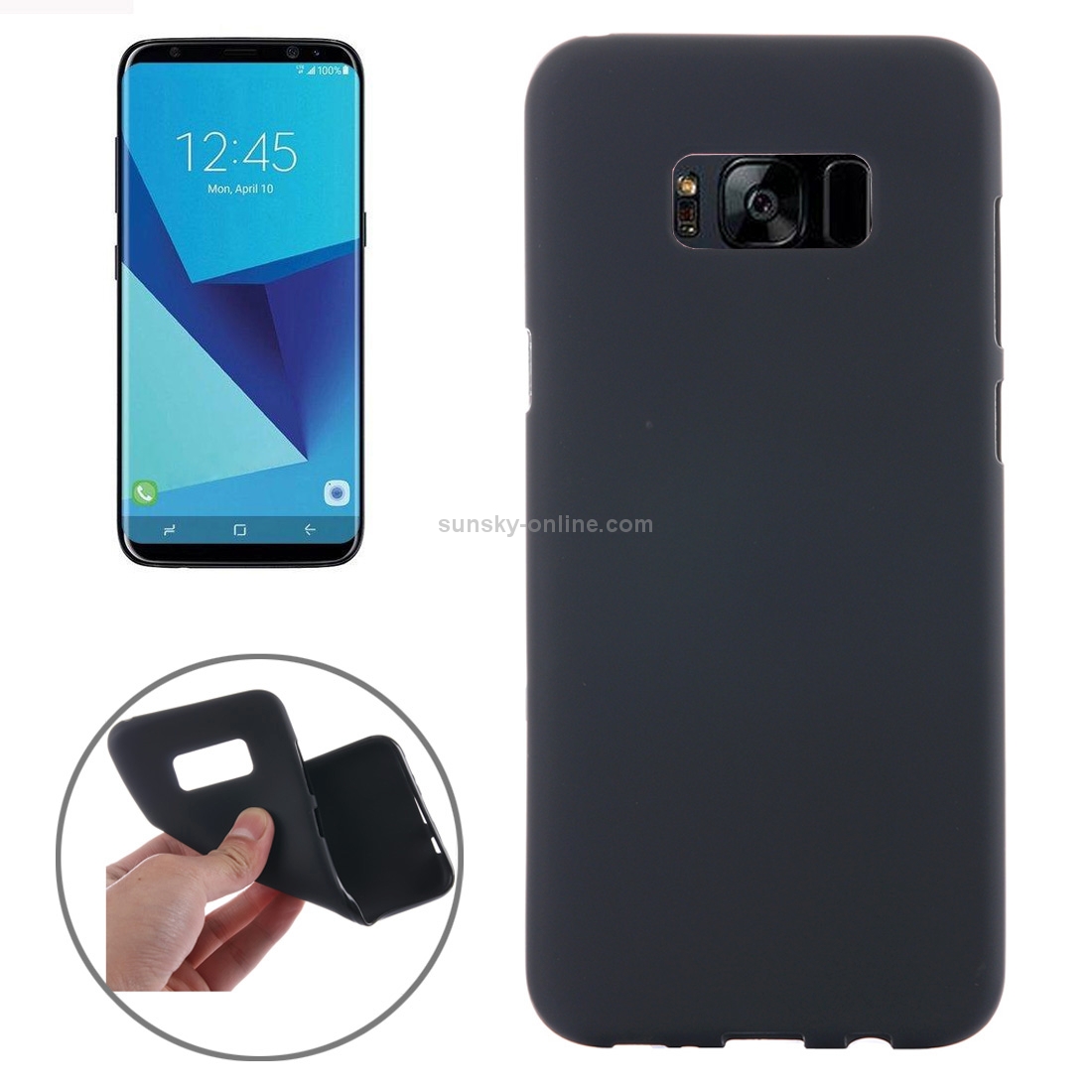 For Galaxy S8 + / G9550 Frosted Soft TPU Protective Case(Black) For Galaxy S8 + / G9550 Frosted Soft TPU Protective Case(Black)