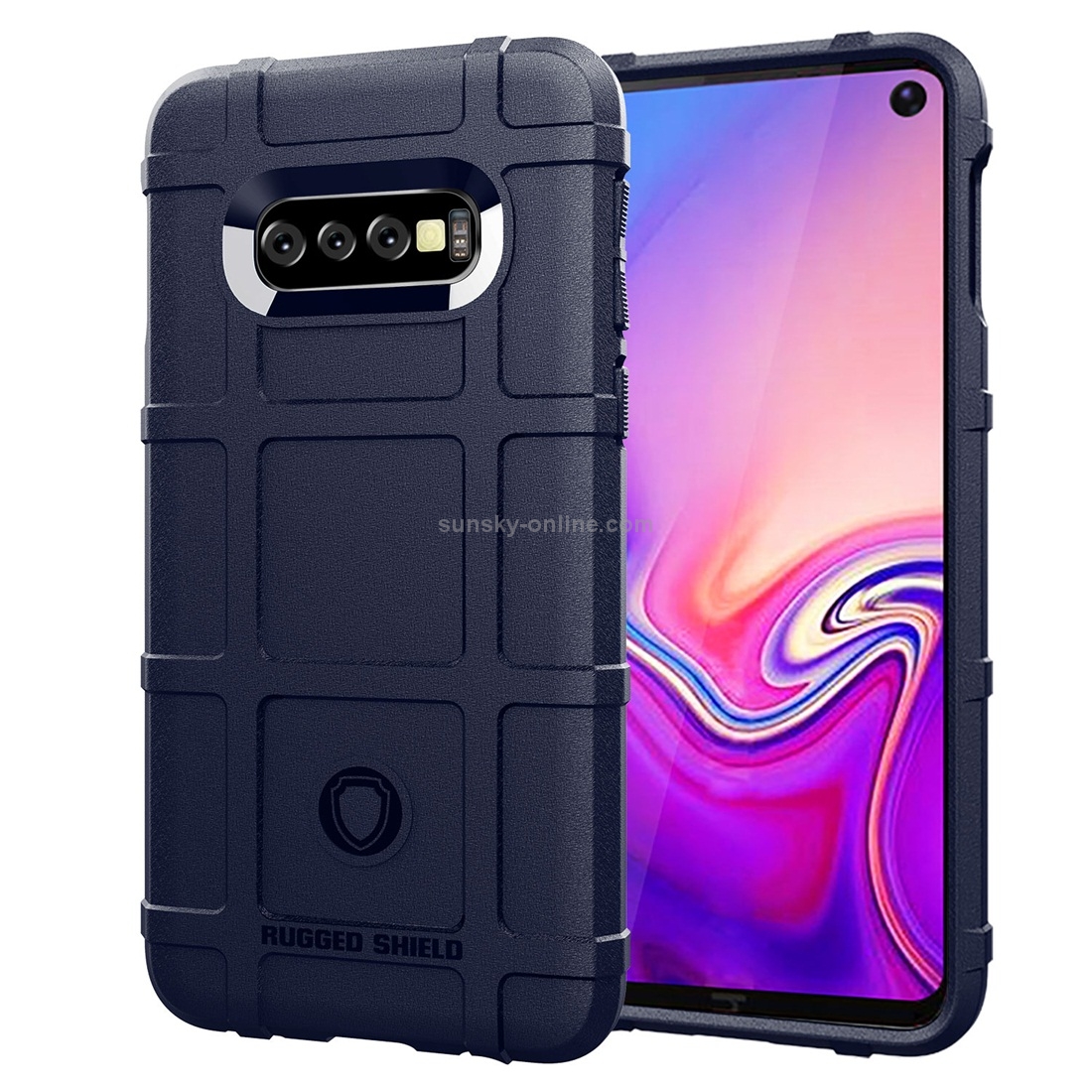 Full Coverage Shockproof TPU Case for Galaxy S10e(Blue) Full Coverage Shockproof TPU Case for Galaxy S10e(Blue)