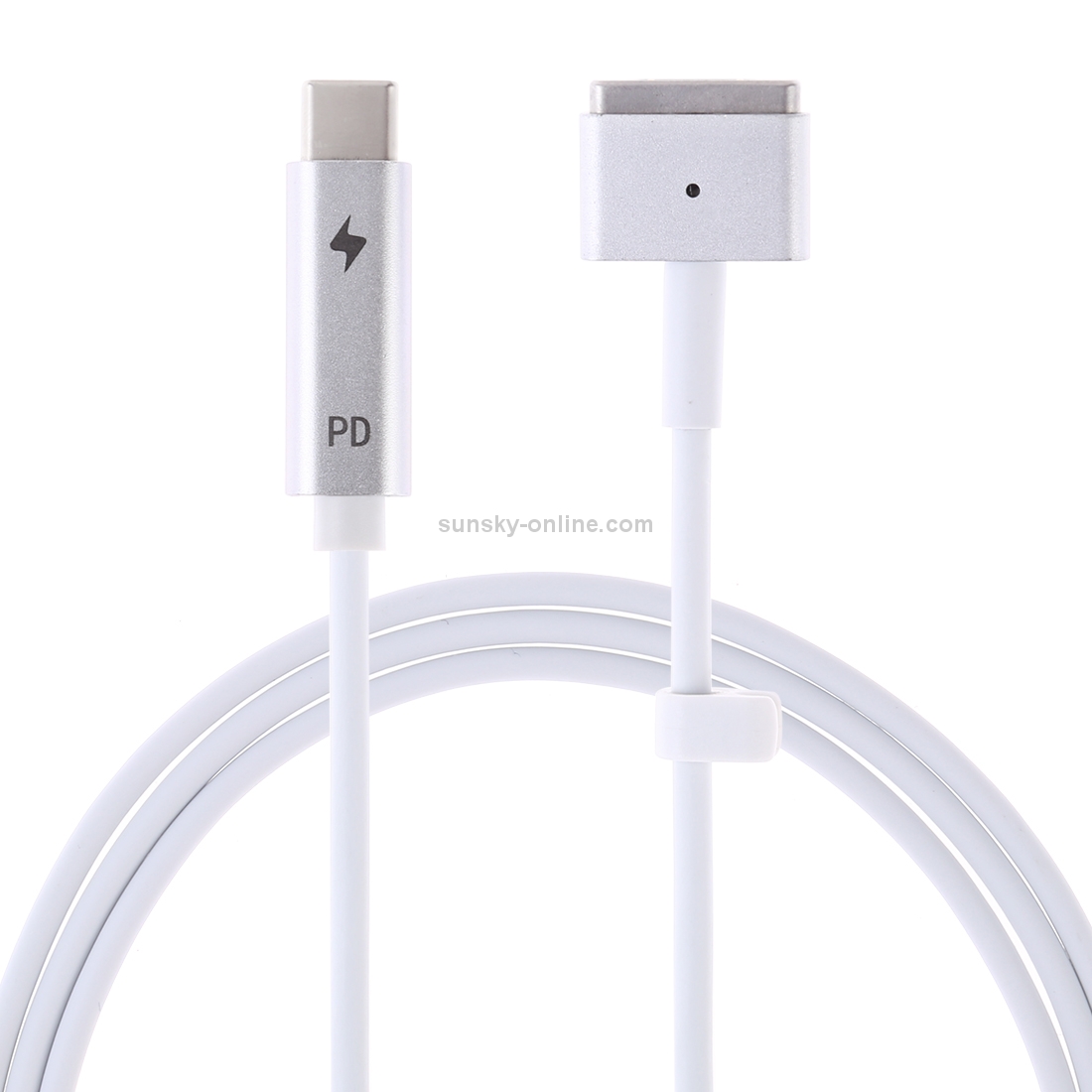 85W 5 Pin MagSafe 2 (T-Shaped) to USB-C / Type-C PD Charging Cable(White) 85W 5 Pin MagSafe 2 (T-Shaped) to USB-C / Type-C PD Charging Cable(White)