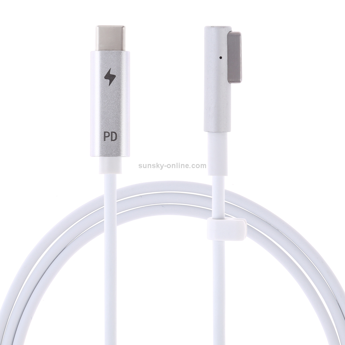 85W 5 Pin MagSafe 1 (L-Shaped) to USB-C / Type-C PD Charging Cable(White) 85W 5 Pin MagSafe 1 (L-Shaped) to USB-C / Type-C PD Charging Cable(White)