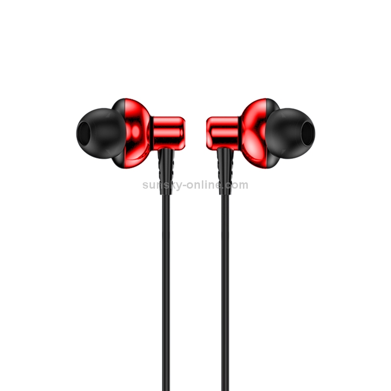 TOTUDESIGN EAUA-028 Bole Series Metal Wired Earphone (Red) TOTUDESIGN EAUA-028 Bole Series Metal Wired Earphone (Red)